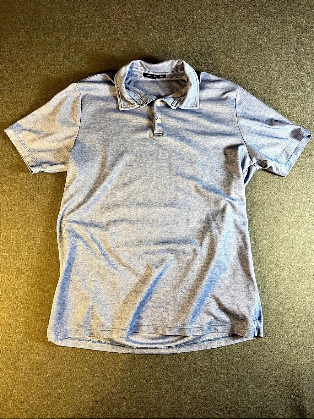 Robert Barakett The Barakett Polo Blue Polo Shirt Size Medium